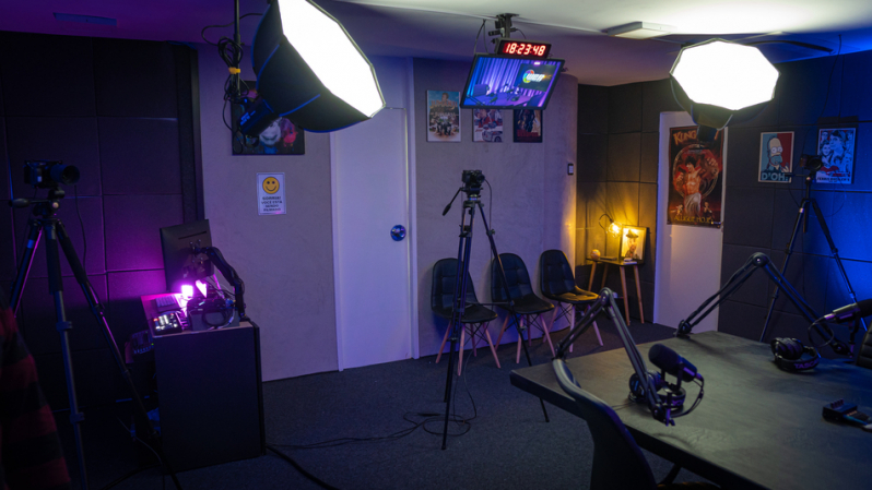 Onde Tem Studio para Videocast Bela Vista - Estúdio de Videocast para Alugar
