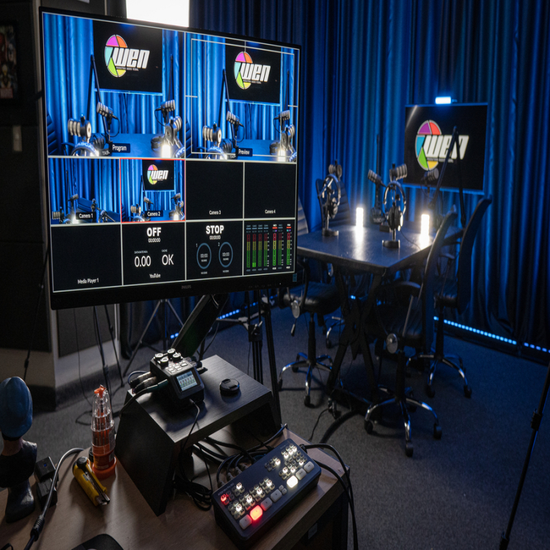 Studio de Videocast para Entrevistas Empresa Moema - Estúdio de Videocast para Alugar