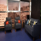 estúdio para videocast Cidade Centenário